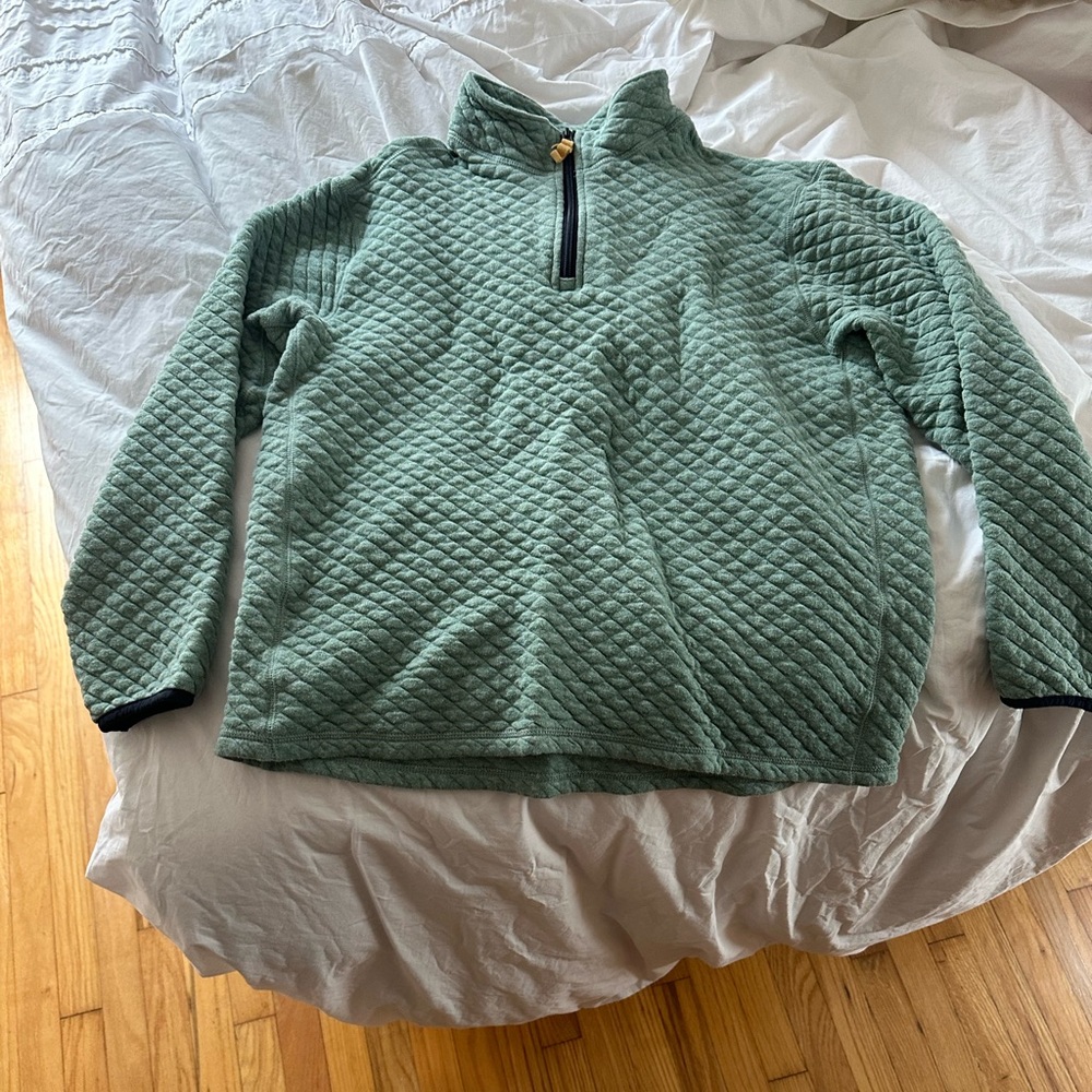J. Crew Green Fleece Pullover